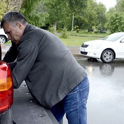 В Пензу главный тренер «Дизеля» Андрей Сидоренко прилетел на красном самолете 