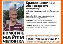 В Городищенском районе пропал 72-летний Иван Крашенинников