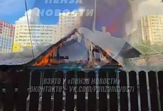 Из горящего дома на улице Ивановской в Пензе спасен мужчина