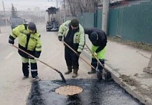 В Пензе начался мелкоямочный ремонт дорог горячей литой смесью