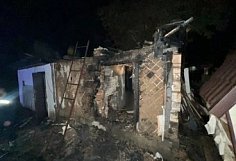 В Беково при пожаре в бане погиб 59-летний мужчина