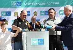 В новом микрорайоне Воскресеновка появился газ