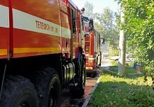 В Камешкирском районе из пожара спасли пенсионера