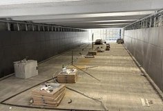 В подземном переходе у завода «Электроприбор» в Пензе приступили к укладке плитки