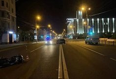 В центре Пензы 22-летний мотоциклист погиб в ДТП