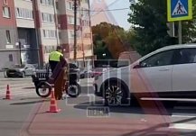 На улице Чкалова в Пензе в ДТП пострадал 50-летний мужчина на самокате