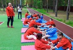 Юные самбисты из Пологов проводят сборы в Пензенской области
