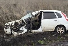 В Пензенском районе при опрокидывании «Калины» погиб 29-летний водитель