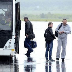 В Пензу главный тренер «Дизеля» Андрей Сидоренко прилетел на красном самолете 