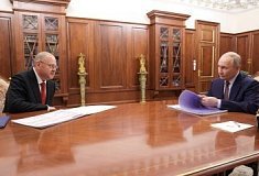 Губернатор Олег Мельниченко встретился с президентом России Владимиром Путиным