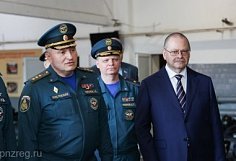 В Пензу прибыл министр МЧС РФ Александр Куренков