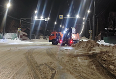 В Пензе убрали еще 5 тыс. куб. м снега