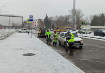 В Пензе борются с последствиями первого снегопада