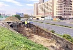 На лестнице по улице 8 Марта в Пензе обустраивают новые подпорные стенки