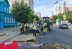 На улице Максима Горького в Пензе отремонтировано более ста смотровых колодцев