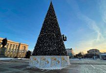 На площади Ленина в Пензе начался демонтаж елки