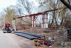 На улице Зарубина в Пензе продолжается капитальный ремонт водопровода