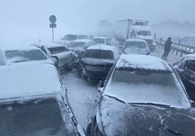 Массовое ДТП с 25 автомобилями парализовало движение на трассе Тамбов-Пенза