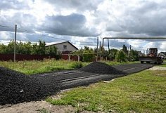 Более 50 участков дорог в пензенской Заре отсыплют асфальтовой крошкой