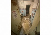 В доме на Ударной улице в Пензе рухнул потолок