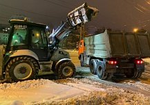 С пензенских улиц вывезли еще около 10 тыс. кубометров снега