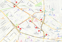 В Пензе с 7 по 9 мая будут ограничивать проезд и стоянку автомобилей