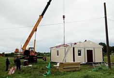 В селе Надеждино устанавливают фельдшерско-акушерский пункт