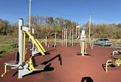 В Поселках Кузнецкого района оборудовали четыре спортплощадки