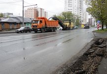 В Пензе участок улицы Суворова снова ремонтируют по нацпроекту БКАД