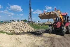 В селе Кузнецкого района продолжается строительство водозаборного узла