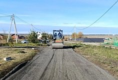 Более 39 тыс. кв. м дорог в пензенской Заре отсыпали щебнем