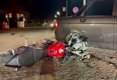 В Нижнем Ломове юный мотоциклист попал в ДТП