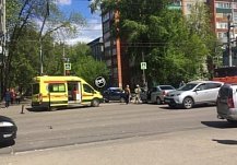 В ДТП на улице Луначарского в Пензе пострадала молодая женщина