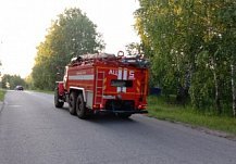 При пожаре в Лопатинском районе погиб мужчина