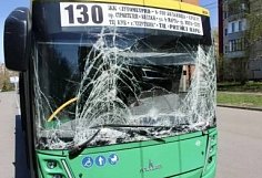 В Пензе в массовом ДТП с автобусом пострадала 68-летняя женщина